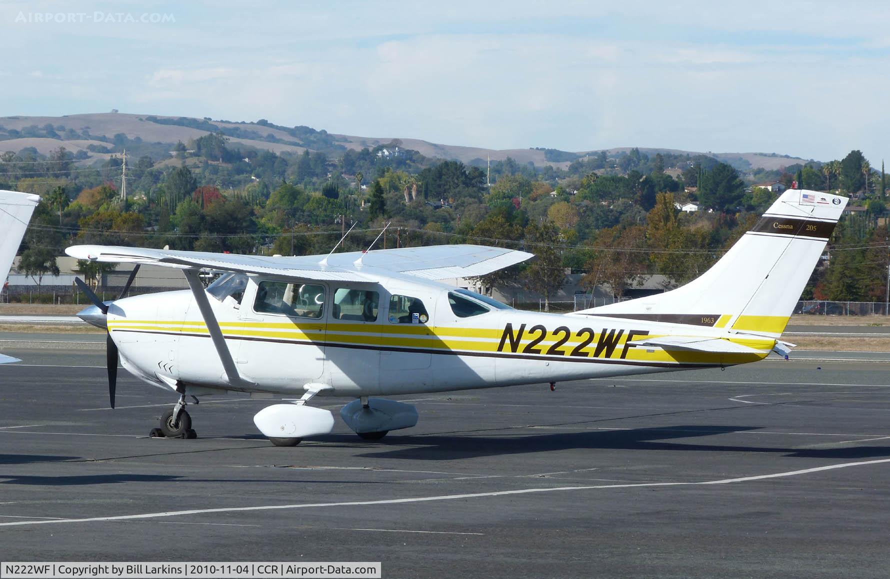 N222WF, 1963 Cessna 210-5(205) C/N 205-0220, Visitor