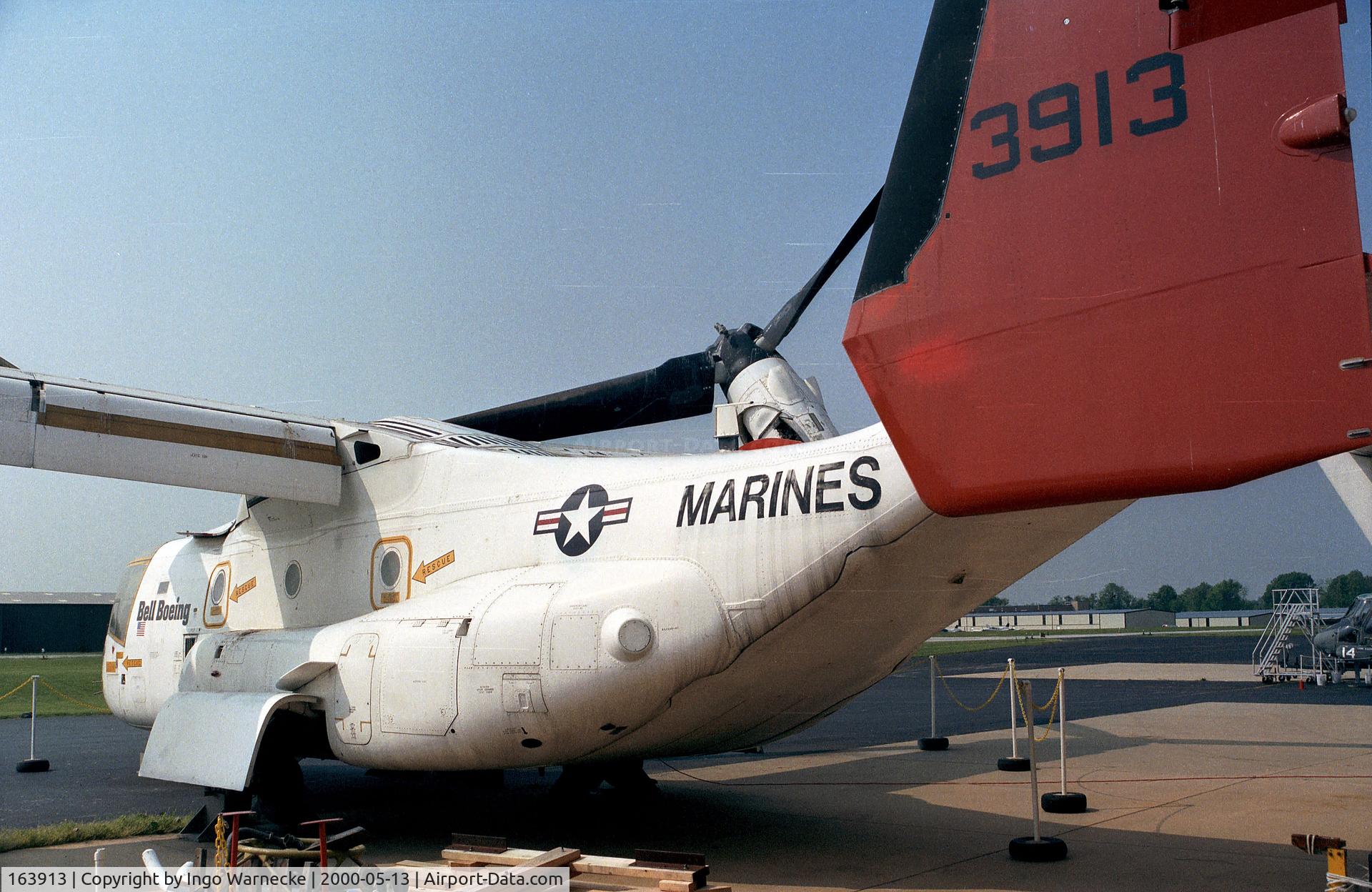 163913, 1990 Bell-Boeing V-22A Osprey C/N 90003, Bell/Boeing V-22 Osprey at the American Helicopter Museum, West Chester PA