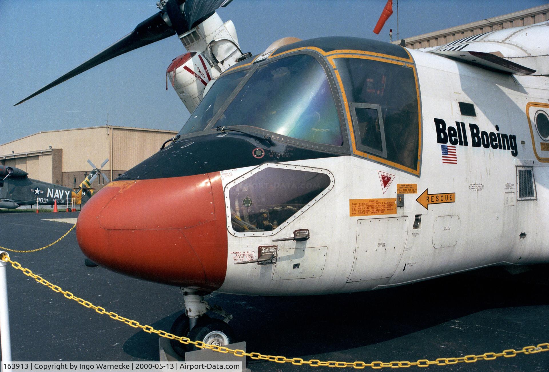163913, 1990 Bell-Boeing V-22A Osprey C/N 90003, Bell/Boeing V-22 Osprey at the American Helicopter Museum, West Chester PA