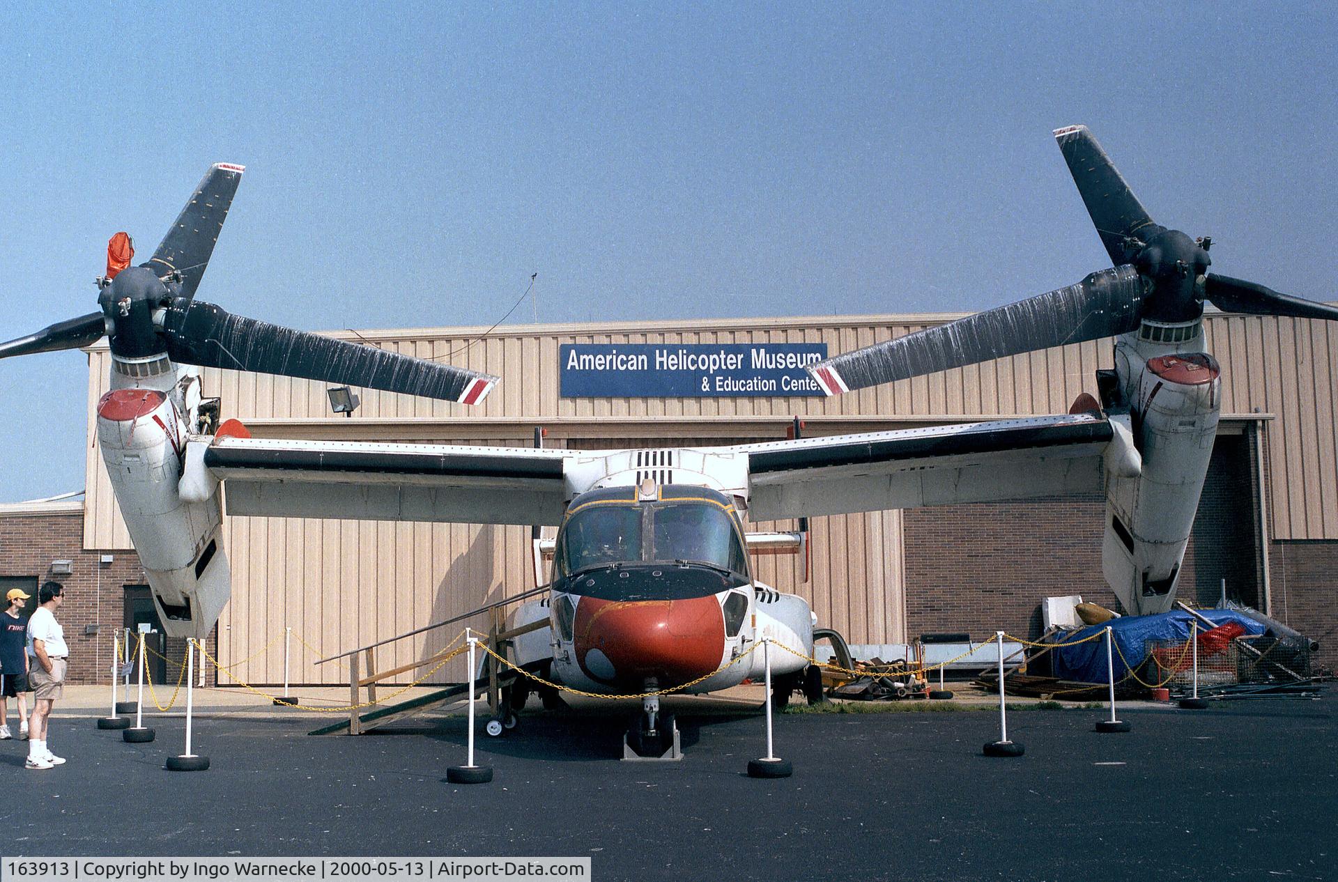 163913, 1990 Bell-Boeing V-22A Osprey C/N 90003, Bell/Boeing V-22 Osprey at the American Helicopter Museum, West Chester PA