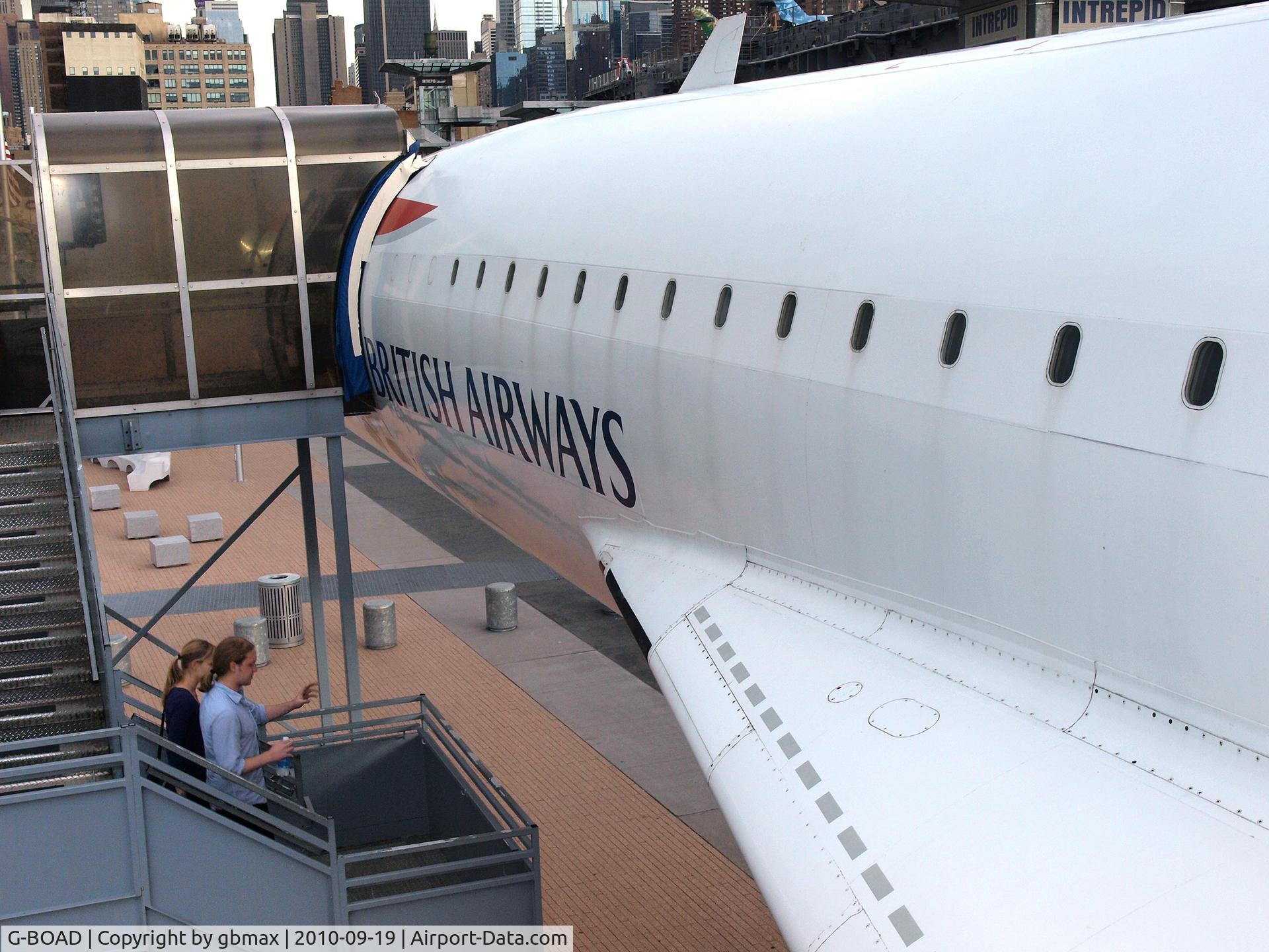 G-BOAD, 1976 Aerospatiale-BAC Concorde 1-102 C/N 100-010, USS Intrepid Museum NYC