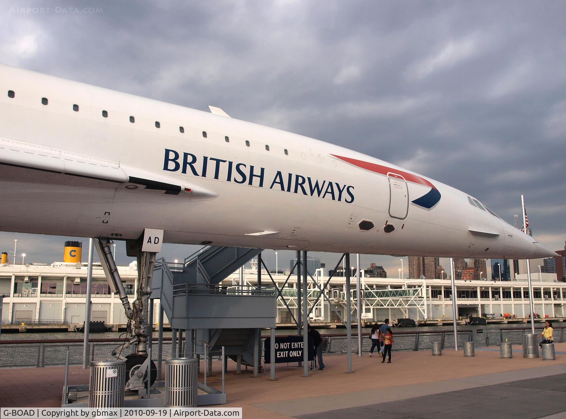 G-BOAD, 1976 Aerospatiale-BAC Concorde 1-102 C/N 100-010, USS Intrepid Museum NYC