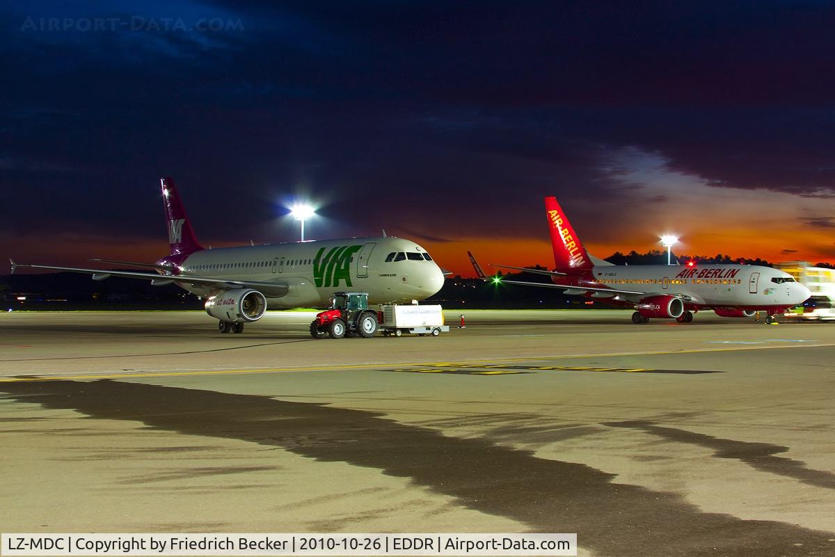 LZ-MDC, 2010 Airbus A320-232 C/N 4270, nightstop at Saarbrücken