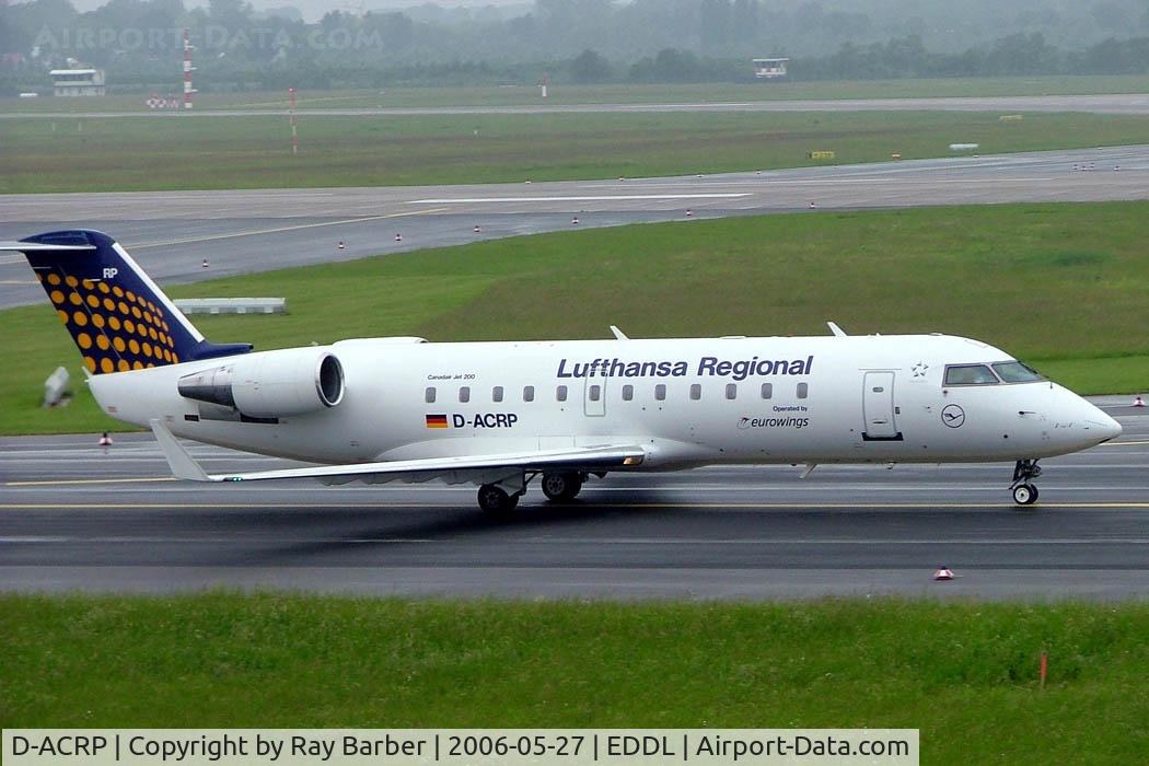D-ACRP, 2002 Bombardier CRJ-200ER (CL-600-2B19) C/N 7625, Canadair CRJ-200LR [7625] (Eurowings/Lufthansa Regional) Dusseldorf~D 27/05/2006