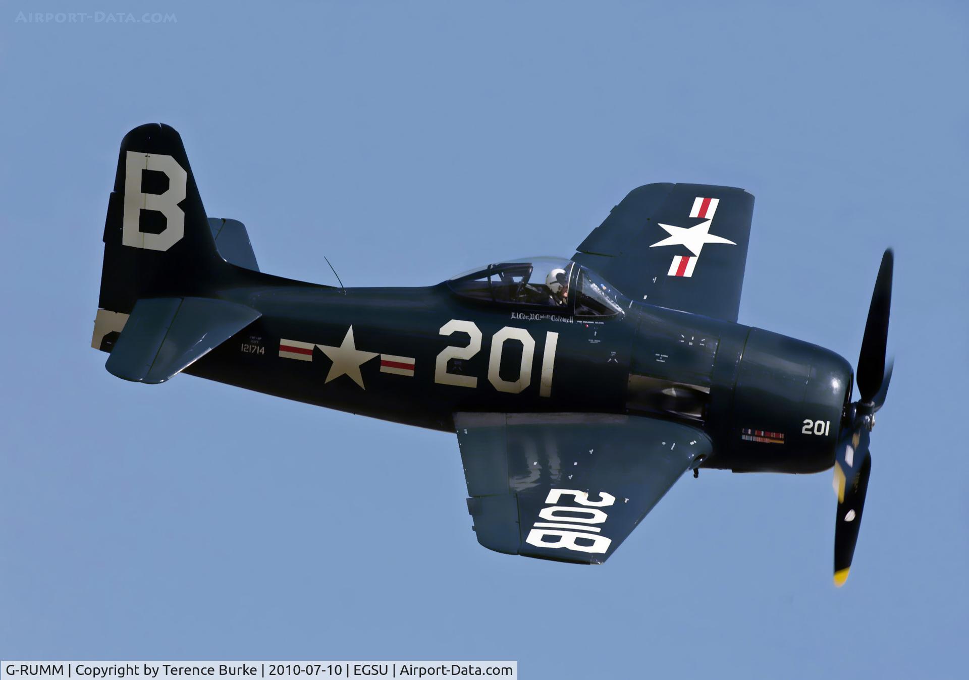 G-RUMM, 1948 Grumman F8F-2 (G58) Bearcat C/N D.1088, Flying legends Duxford 2010