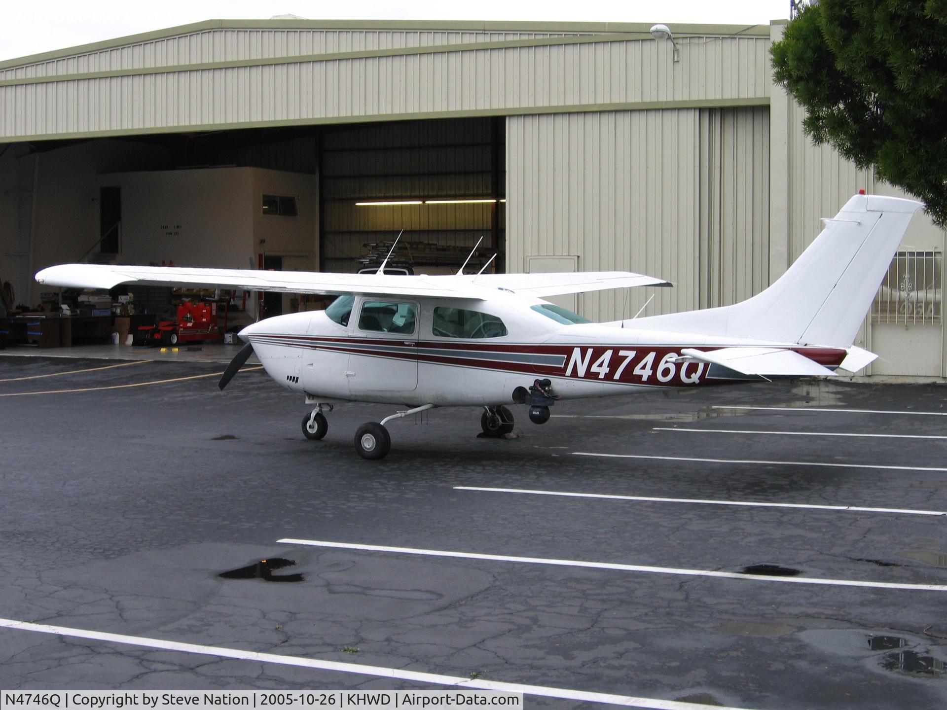 N4746Q, Cessna T210M Turbo Centurion C/N 21062586, Camera-equipped Cessna T210M @ Hayward Air Terminal, CA