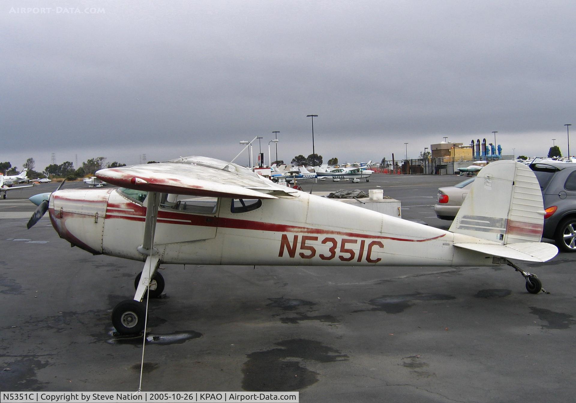 N5351C, 1950 Cessna 140A C/N 15482, 1950 Cessna 140A @ Palo Alto, CA