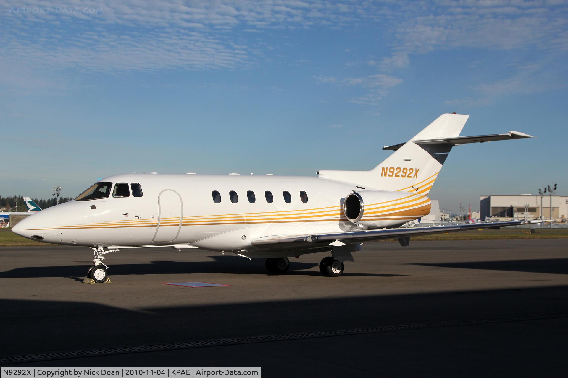 N9292X, 1997 Raytheon Hawker 800XP C/N 258315, KPAE