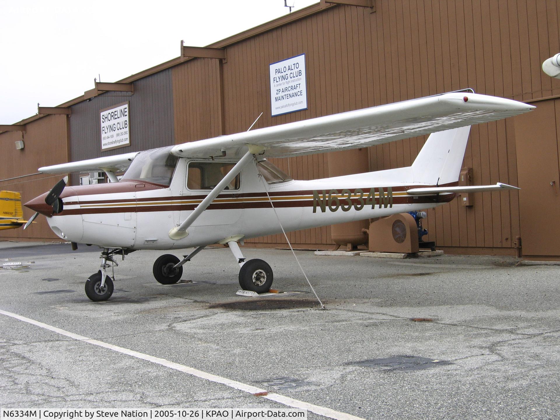 N6334M, 1980 Cessna 152 C/N 15284678, 1980 Cessna 152 @ Palo Alto, CA