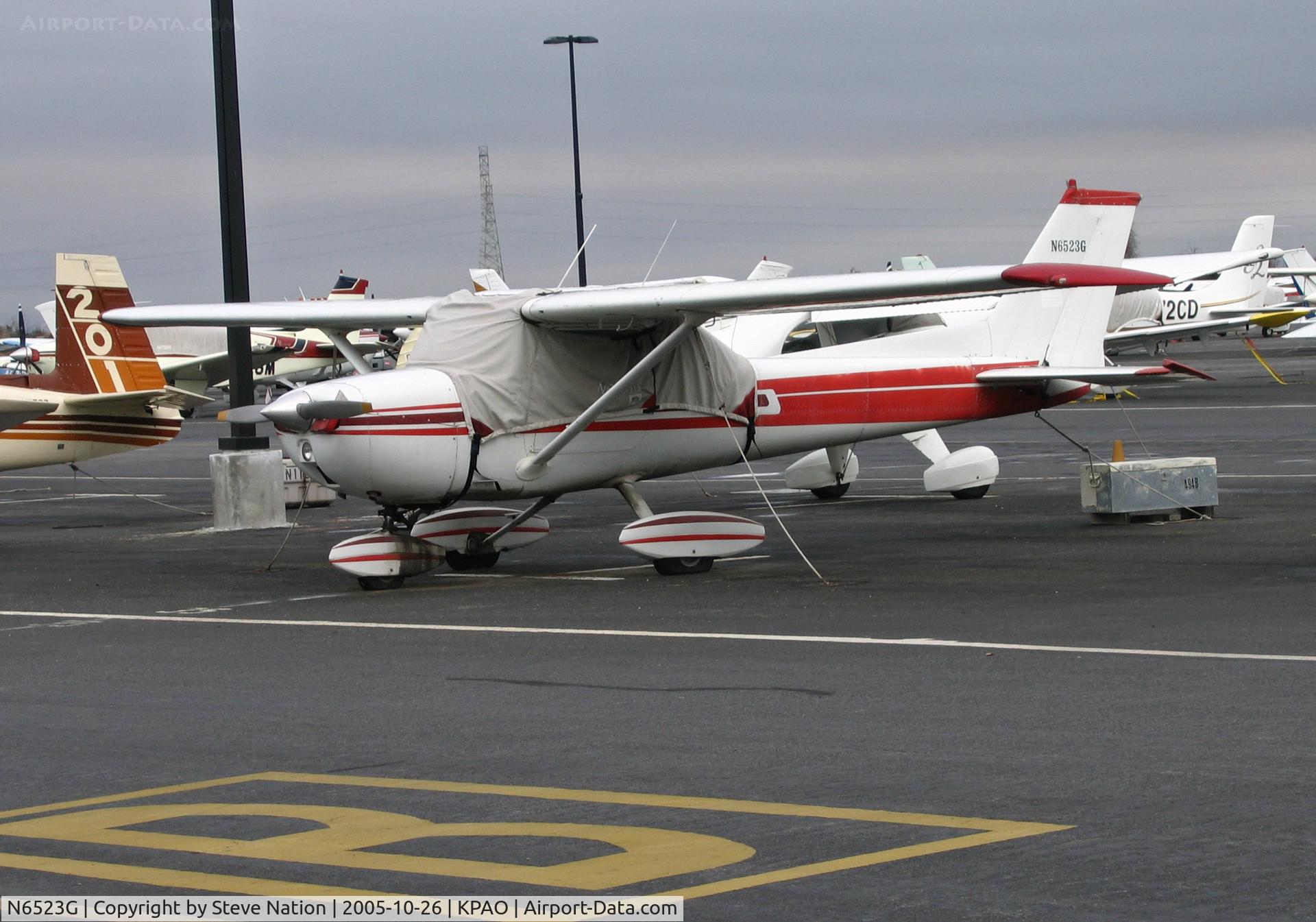 N6523G, 1970 Cessna 150L C/N 15072023, 1970 Cessna 150L @ Palo Alto, CA
