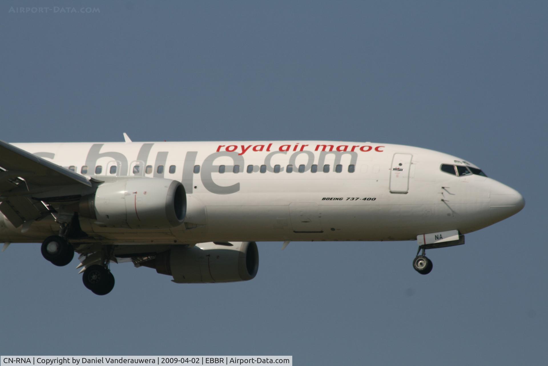 CN-RNA, 1993 Boeing 737-4B6 C/N 26531, Arrival of flight 8A448 to RWY 02