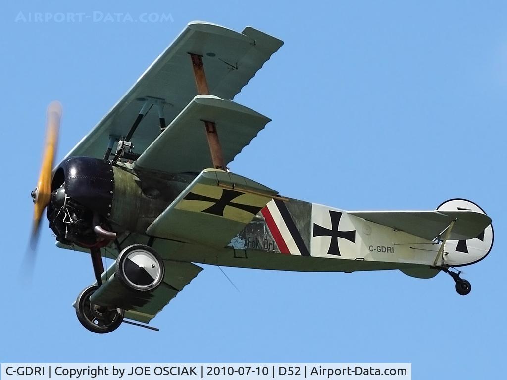 C-GDRI, 1995 Fokker Dr.1 Triplane Replica C/N AM-1, @ Geneseo