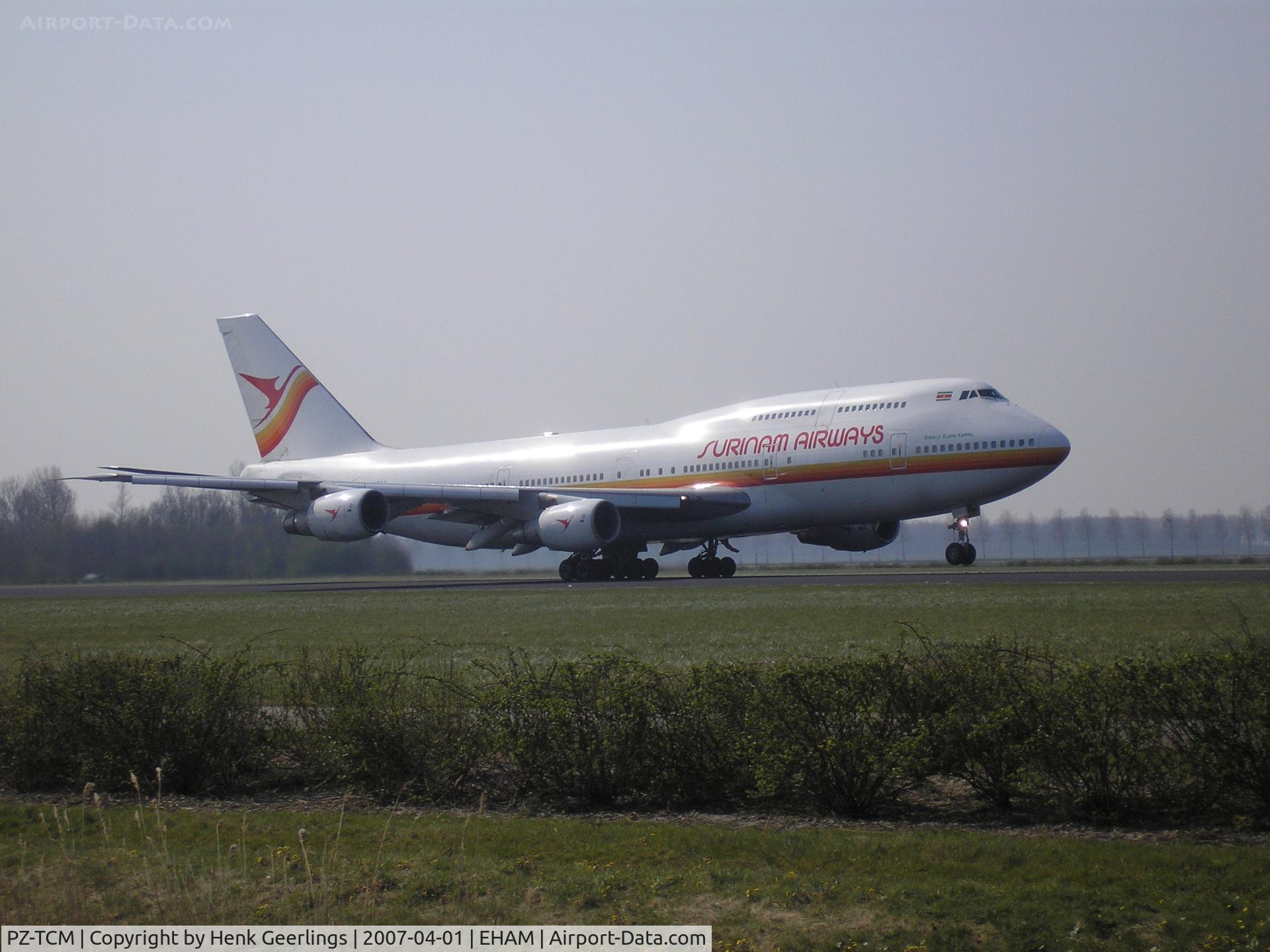 PZ-TCM, 1986 Boeing 747-306M C/N 23508/657, Surinam Airways