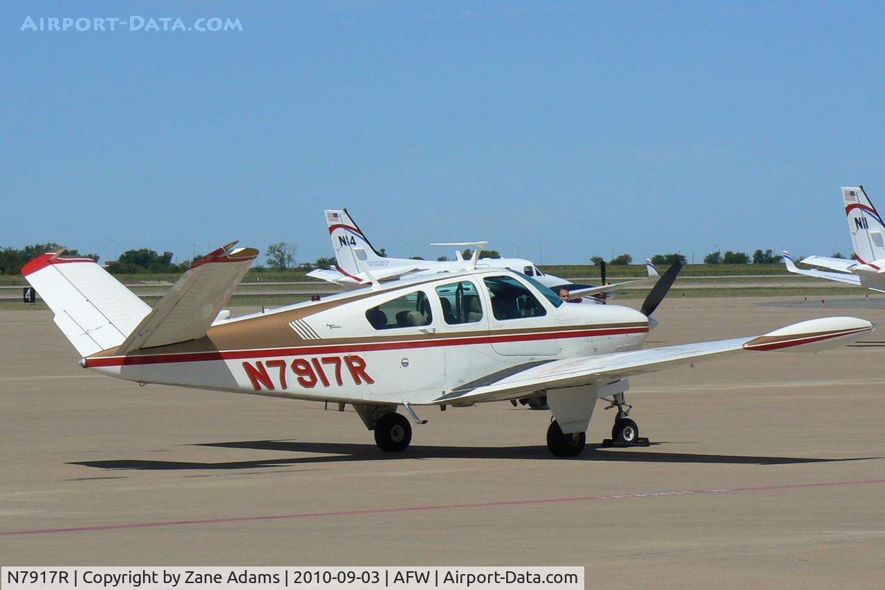 N7917R, 1969 Beech V35A Bonanza C/N D-8940, At Alliance Airport - Fort Worth, TX
