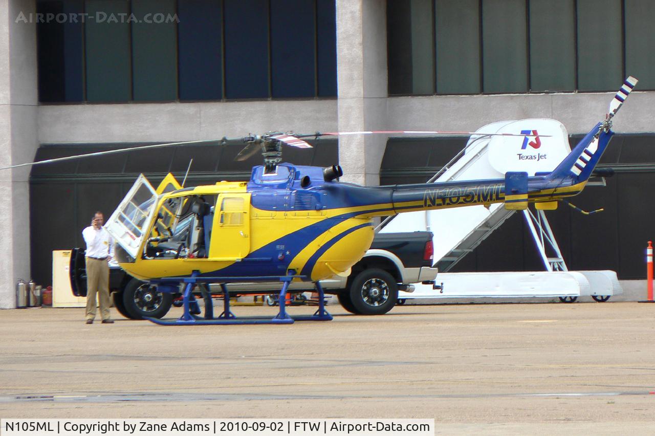 N105ML, 1990 MBB Bo-105CBS-4 C/N S-838, At Meacham Field - Fort Worth, TX