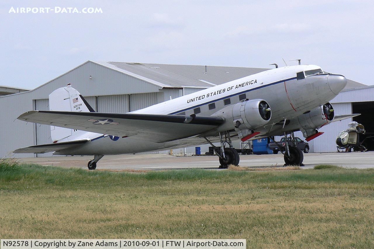 N92578, 1943 Douglas DC3C 1830-94 C/N 9028, At Meacham Field - Fort Worth, TX Operated by Airborne Imaging Inc.