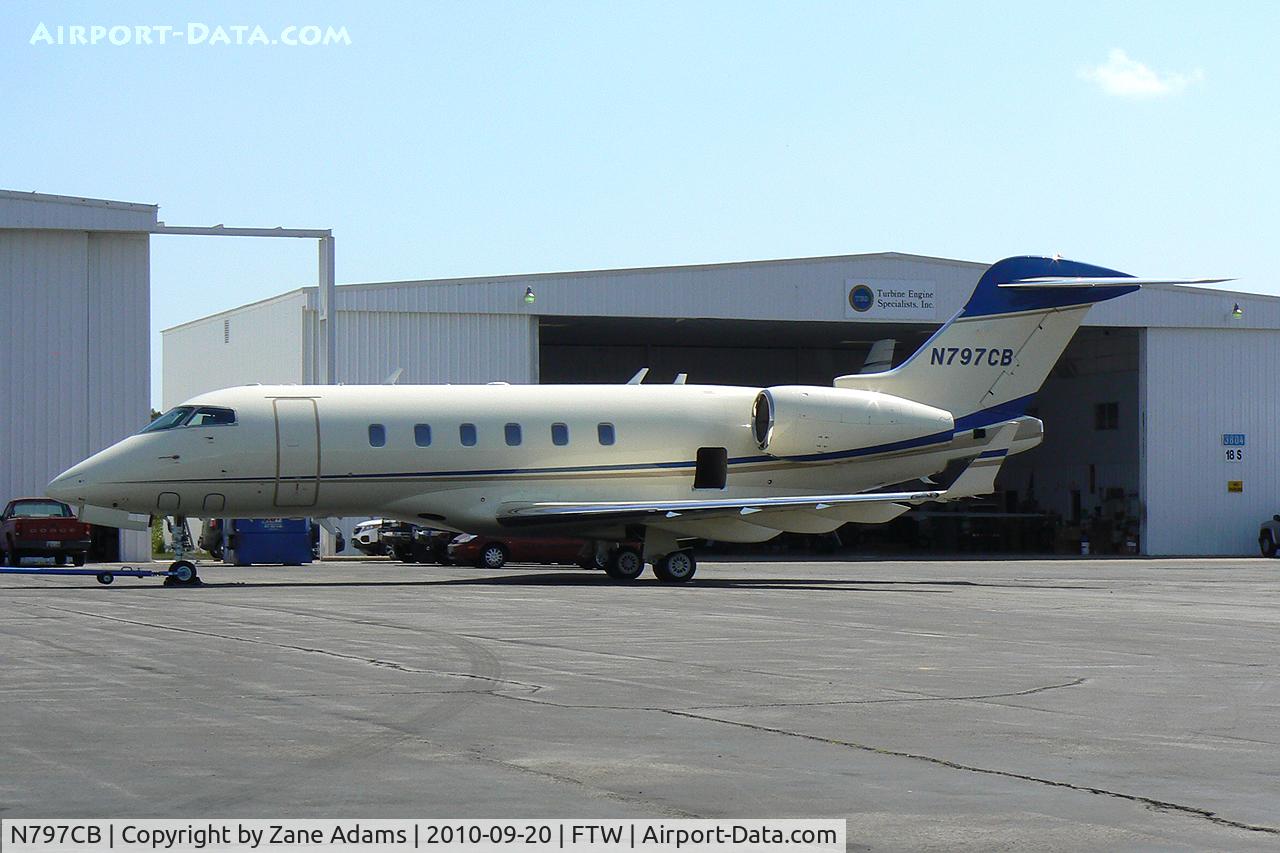 N797CB, 2007 Bombardier Challenger 300 (BD-100-1A10) C/N 20158, At Meacham Field - Fort Worth, TX