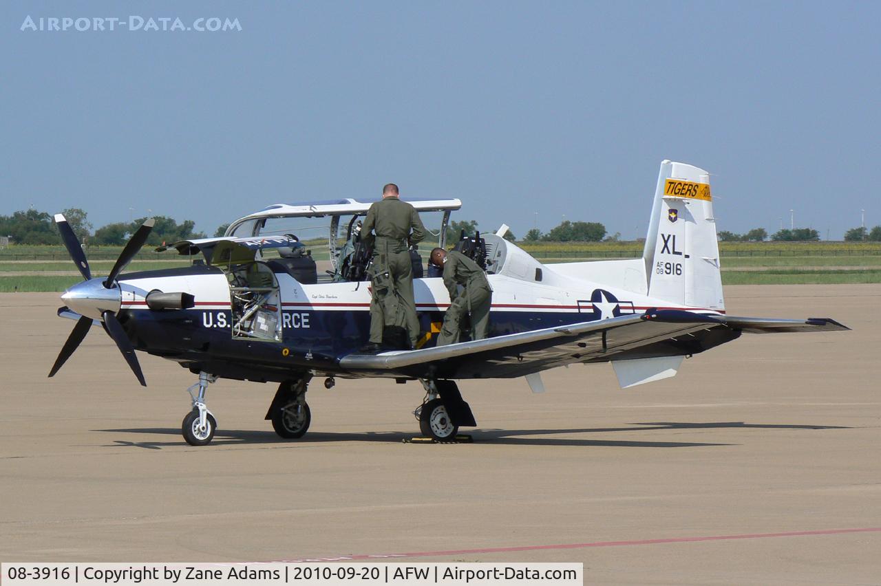 08-3916, 2008 Raytheon T-6A Texan II C/N PT-475, At Alliance Airport, Ft. Worth, TX
