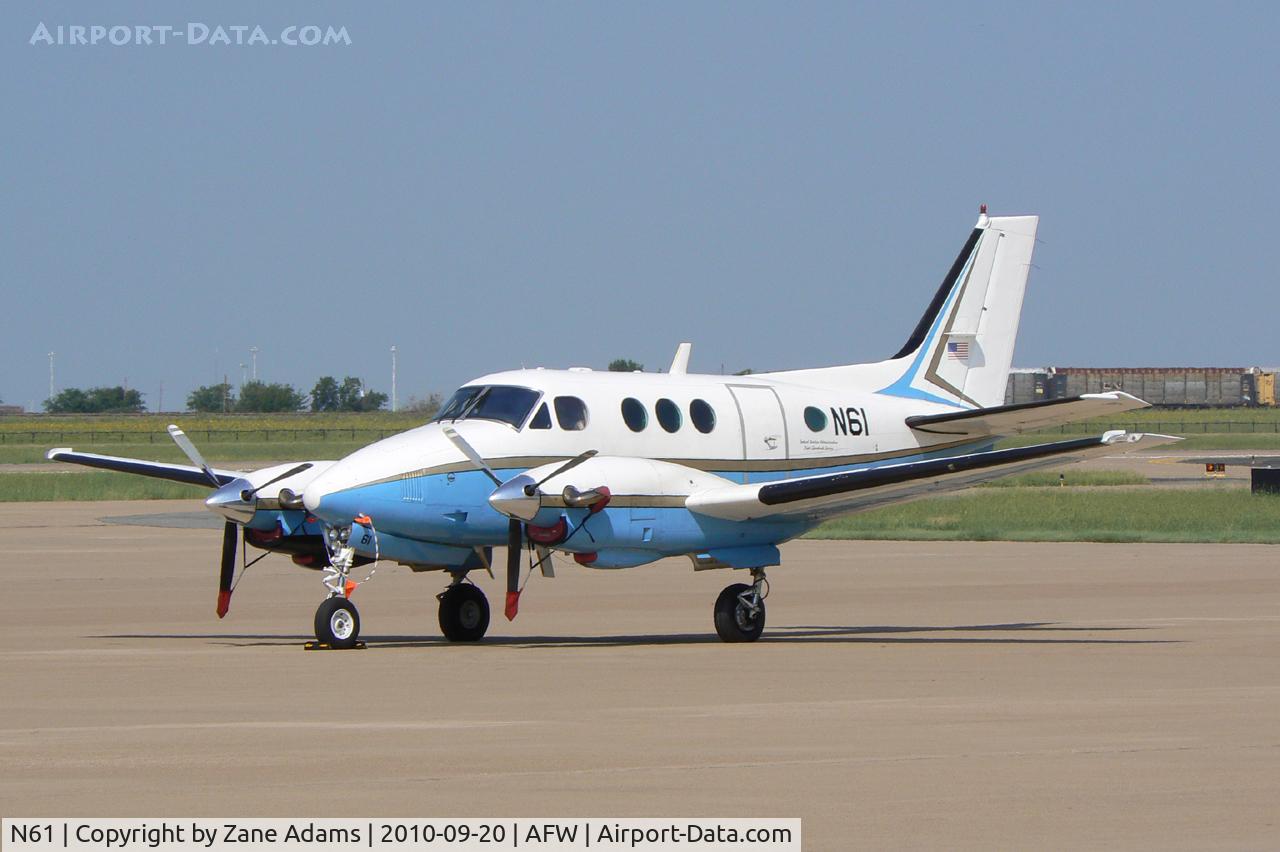 N61, 1980 Beech C90 C/N LJ-893, At Alliance Airport, Ft. Worth, TX