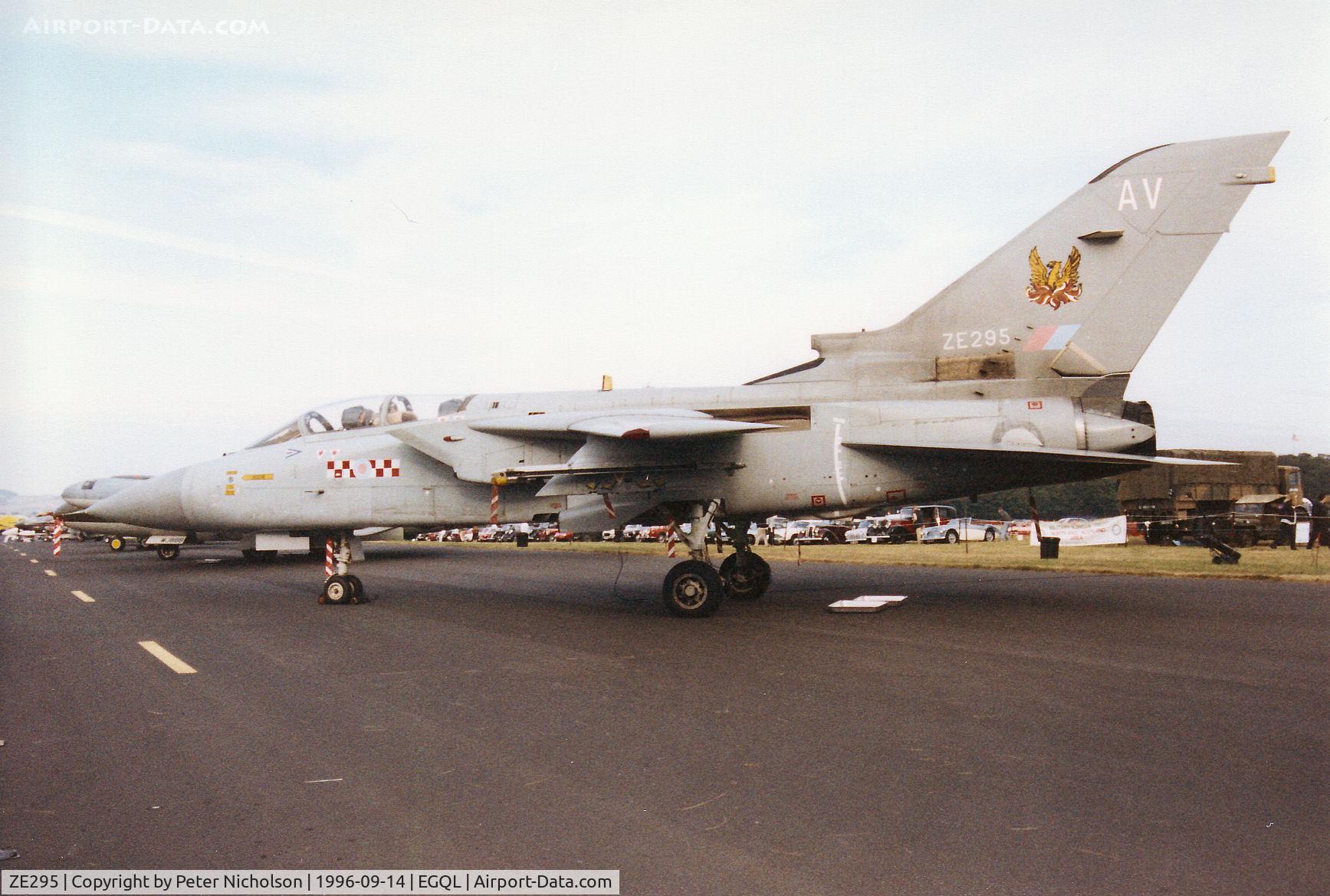ZE295, 1987 Panavia Tornado F.3 C/N AS040/633/3283, Tornado F.3 of 56[Reserve] Squadron on display at the 1996 RAF Leuchars Airshow.