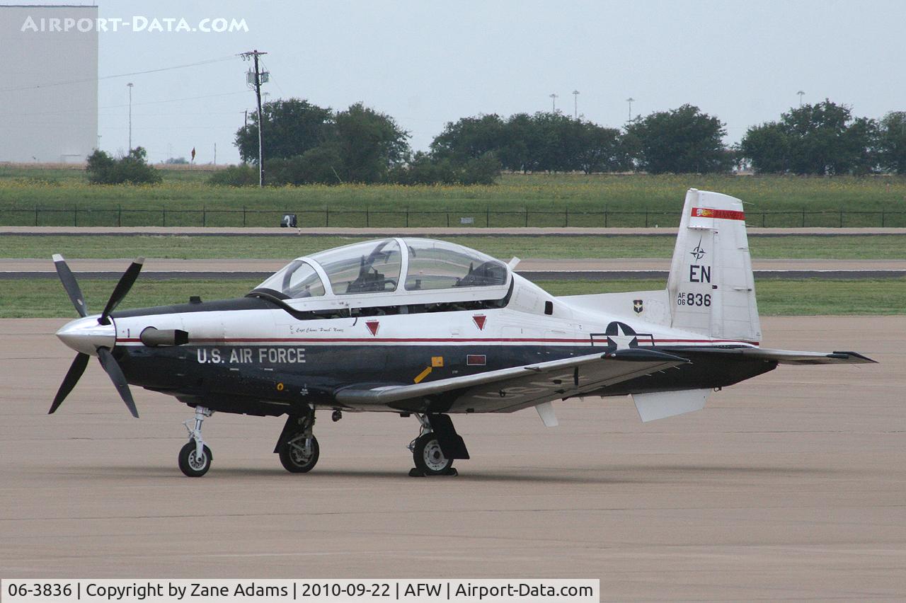 06-3836, 2006 Raytheon T-6A Texan II C/N PT-391, At Alliance Airport - Fort Worth, TX
