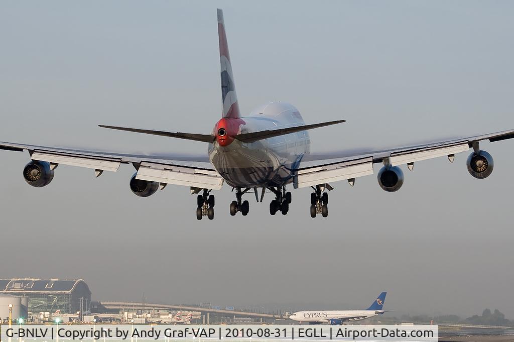 G-BNLV, 1992 Boeing 747-436 C/N 25427, British Airways 747-400