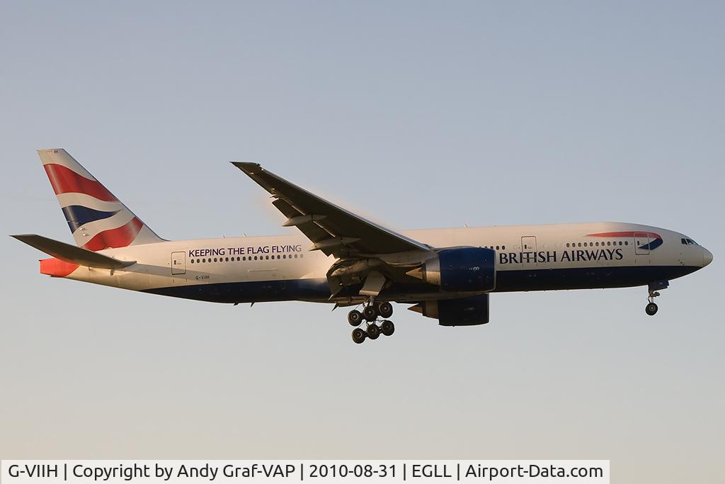G-VIIH, 1997 Boeing 777-236 C/N 27490, British Airways 777-200