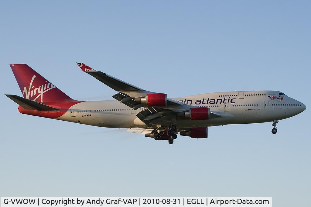G-VWOW, 2001 Boeing 747-41R C/N 32745, Virgin Atlantic 747-400