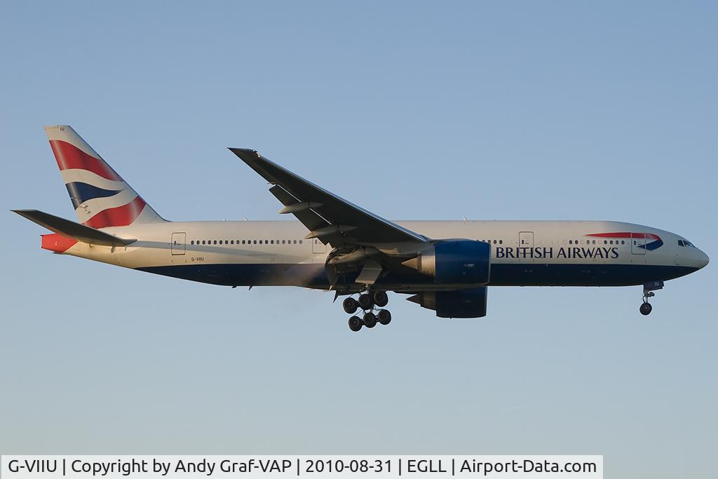 G-VIIU, 1999 Boeing 777-236 C/N 29963, British Airways 777-200