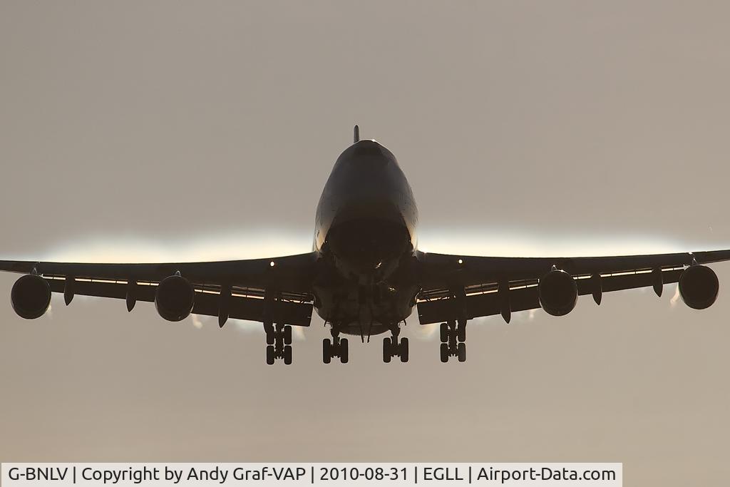 G-BNLV, 1992 Boeing 747-436 C/N 25427, British Airways 747-400