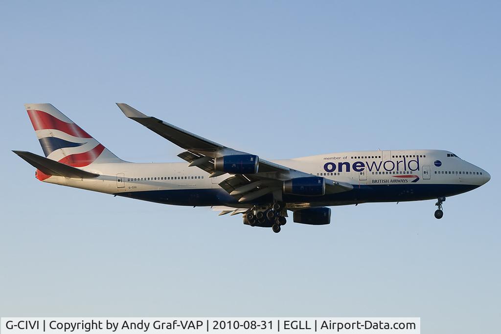G-CIVI, 1996 Boeing 747-436 C/N 25814, British Airways 747-400