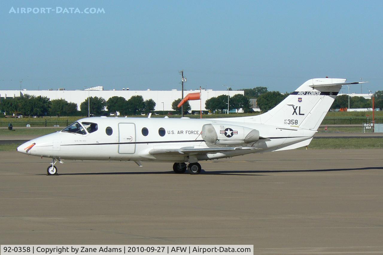 92-0358, 1992 Beechcraft T-1A Jayhawk C/N TT-72, At Alliance Airport - Fort Worth, TX