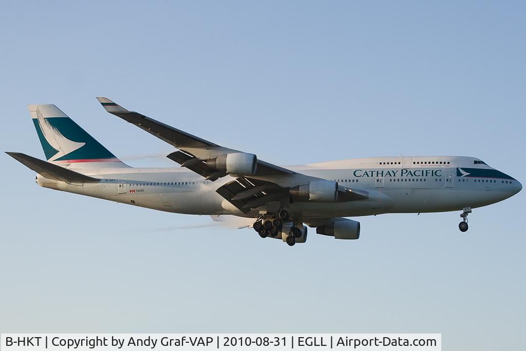 B-HKT, 1992 Boeing 747-412 C/N 27132, Cathay Pacific 747-400