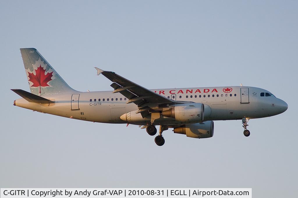 C-GITR, 2001 Airbus A319-112 C/N 1577, Air Canada A319