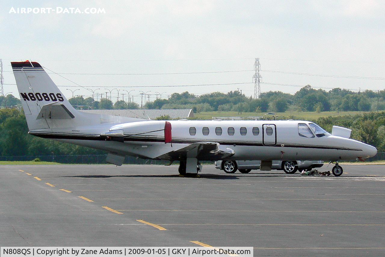 N808QS, 2002 Cessna 560 Citation Encore C/N 560-0619, At Arlington Municipal