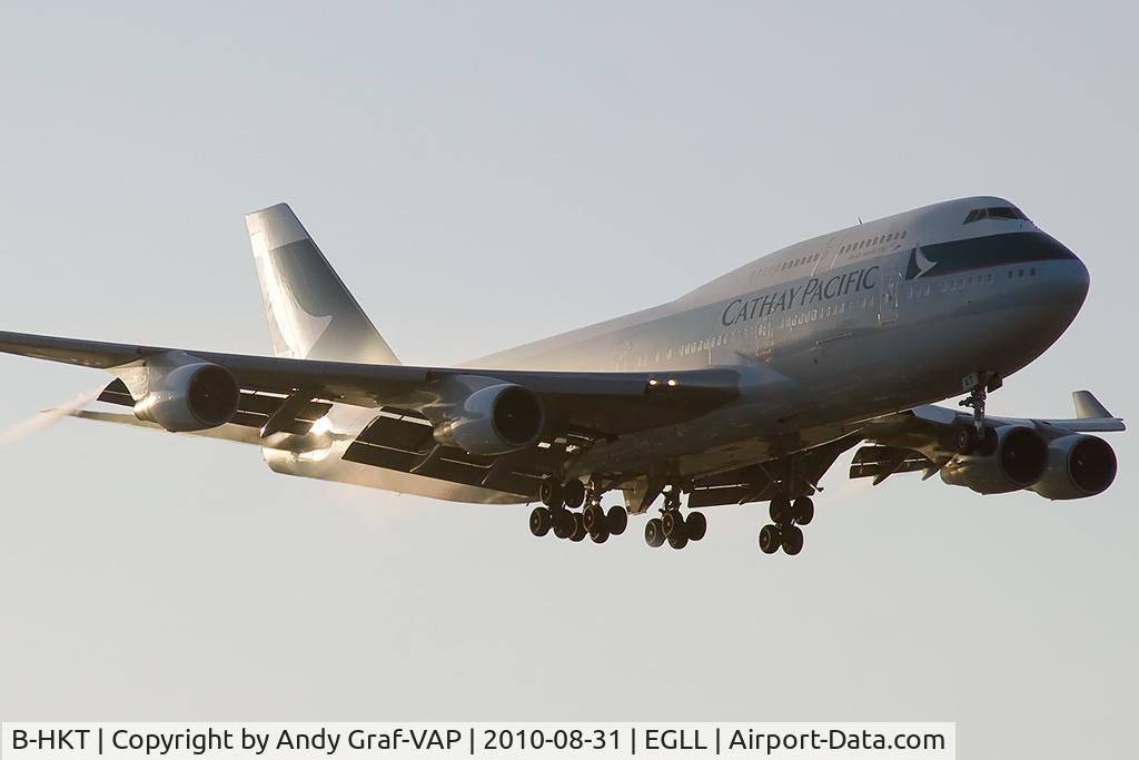 B-HKT, 1992 Boeing 747-412 C/N 27132, Cathay Pacific 747-400