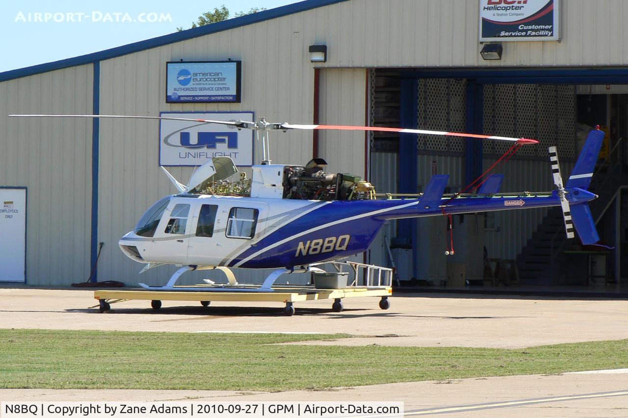 N8BQ, 1984 Bell 206L-3 LongRanger III C/N 51108, At Grand Prairie Municipal