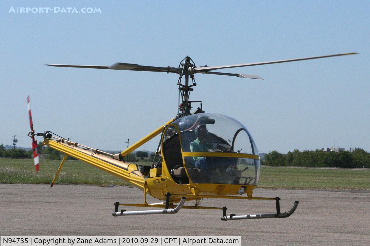 N94735, 1953 Hiller UH-12B C/N 523, At Cleburne Municipal