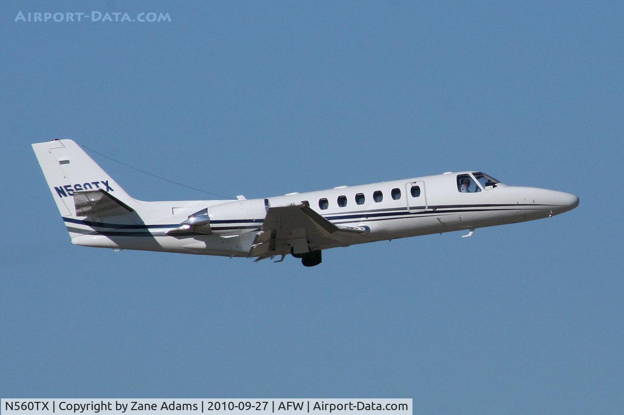 N560TX, 1996 Cessna 560 Citation Ultra C/N 560-0382, At Alliance Airport - Fort Worth, TX