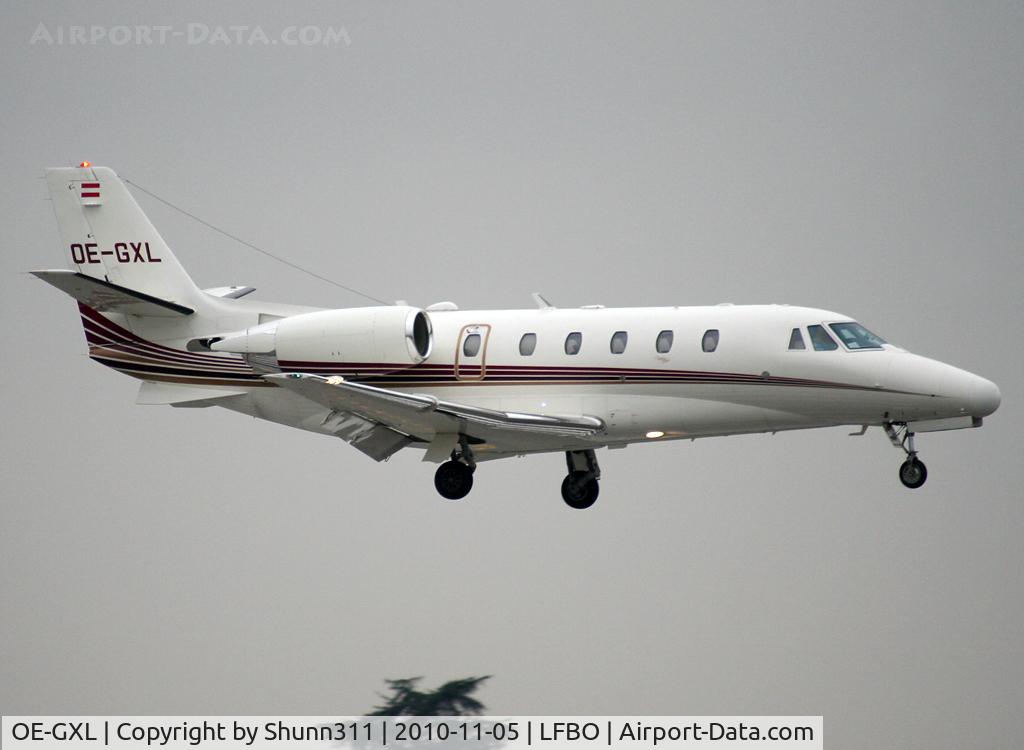 OE-GXL, 2001 Cessna 560XL Citation Excel C/N 560-5154, Landing rwy 32R