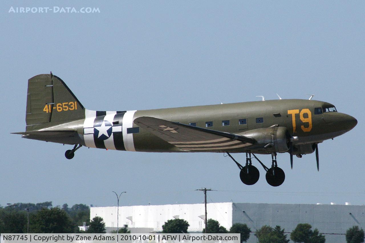 N87745, 1942 Douglas DC-3 C/N 6315, At Alliance Airport - Fort Worth, TX