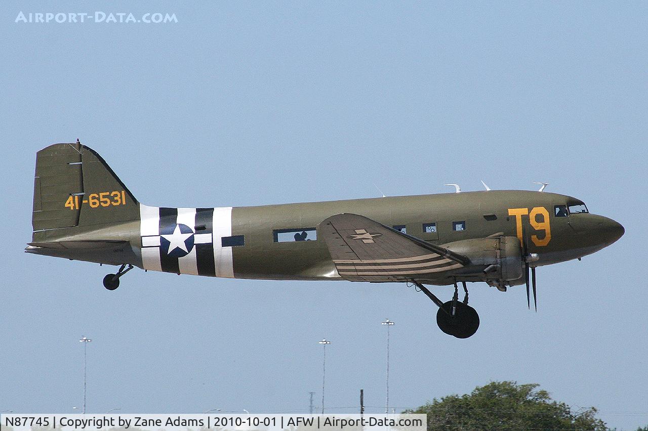 N87745, 1942 Douglas DC-3 C/N 6315, At Alliance Airport - Fort Worth, TX