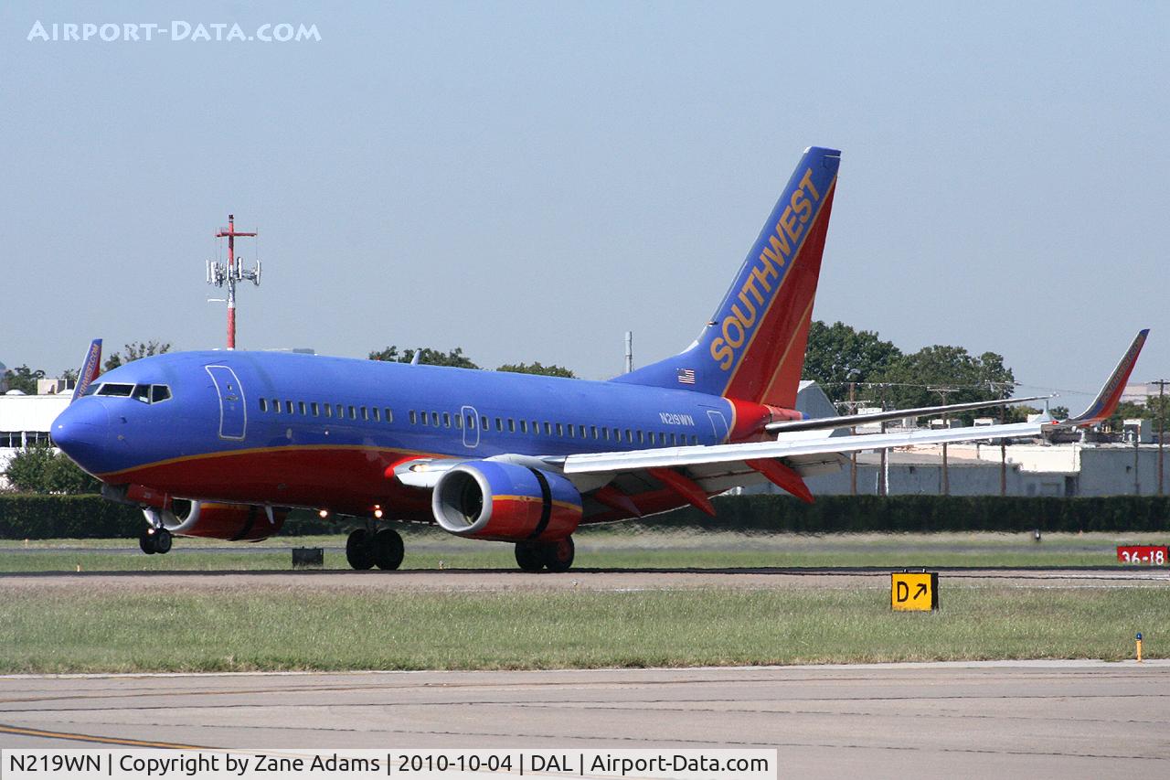 N219WN, 2005 Boeing 737-7H4 C/N 32490, At Dallas Love Field
