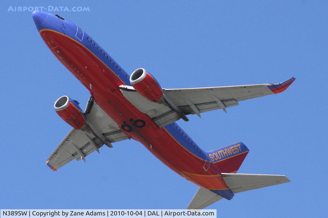 N389SW, 1994 Boeing 737-3H4 C/N 26592, Southwest Airlines At Dallas Love Field