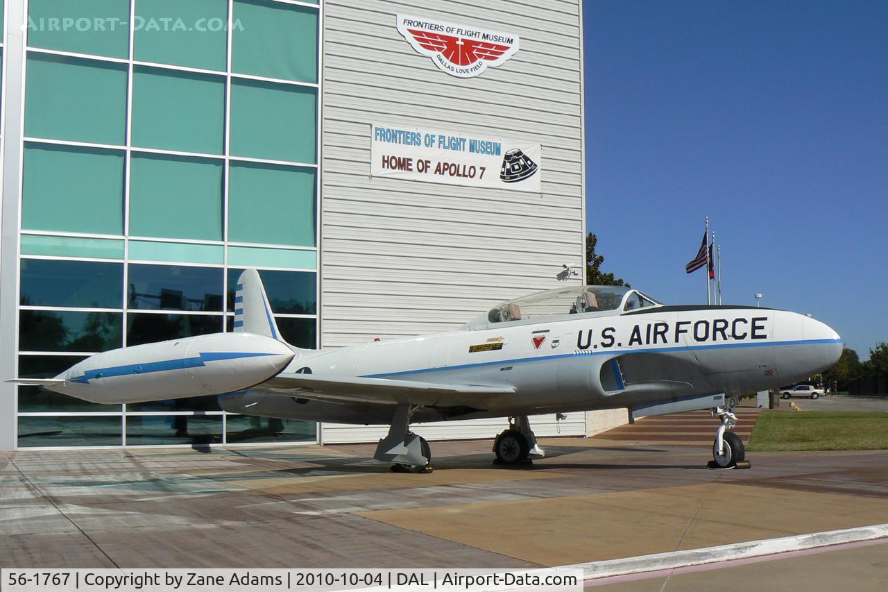 56-1767, 1956 Lockheed T-33A Shooting Star C/N 580-1117, Frontiers of Flight Museum At Dallas Love Field