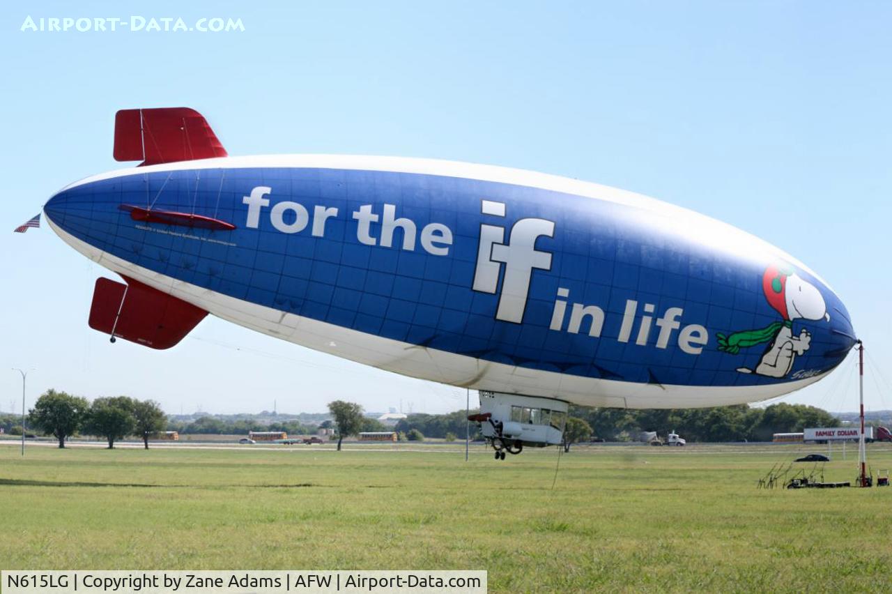 N615LG, 1997 American Blimp Corp A60R C/N 015, Snoopy 2 At Alliance Airport - Fort Worth, TX