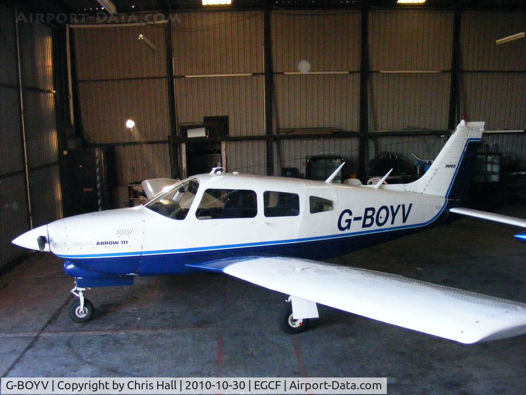G-BOYV, 1977 Piper PA-28R-201T Turbo Cherokee Arrow III C/N 28R-7703014, privately owned