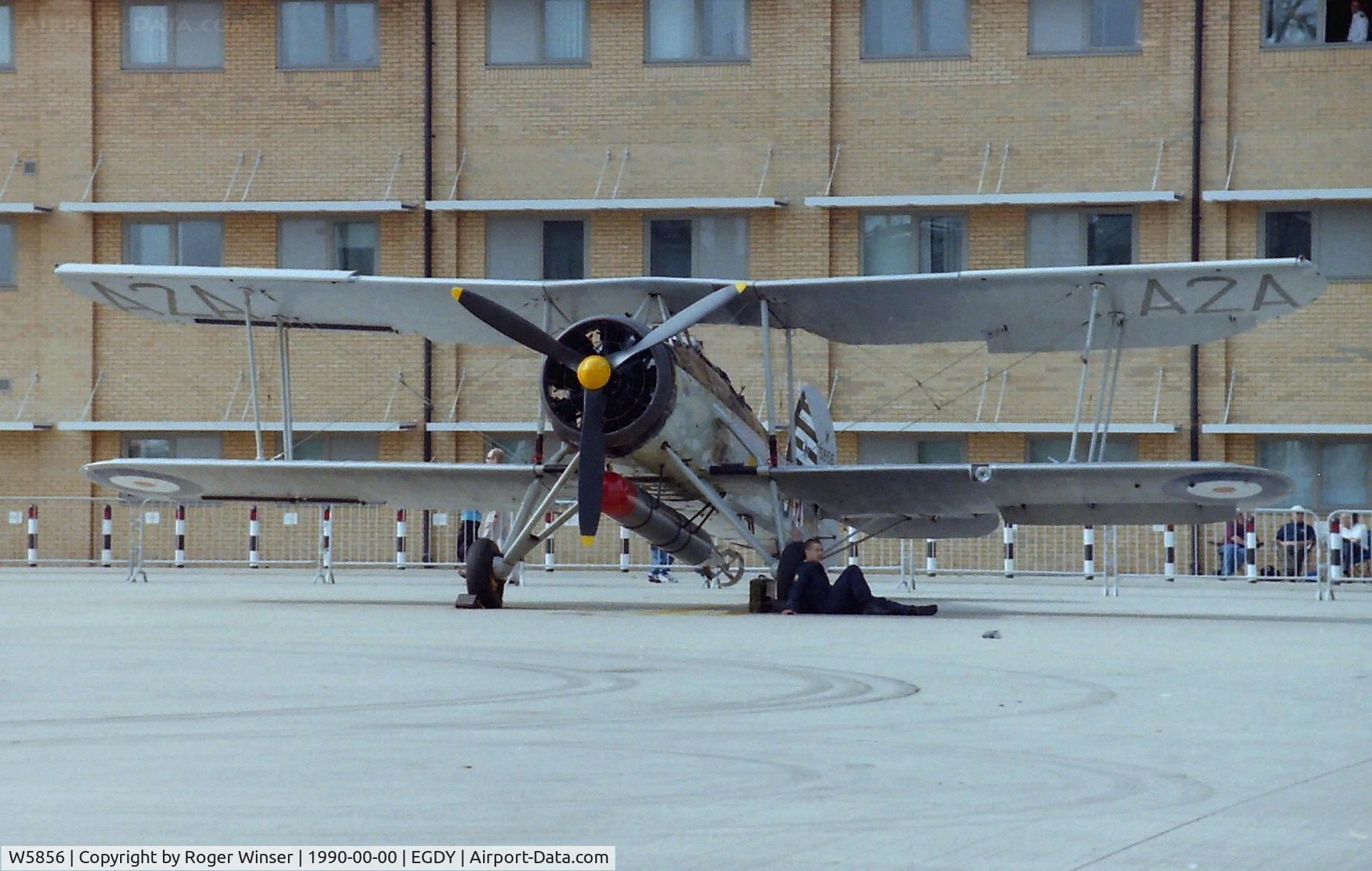 W5856, 1941 Fairey Swordfish Mk.II C/N B3593 Unconfirmed, RNHF Swordfish in 810 NAS markings and coded A2A. 1990's date to be confirmed.