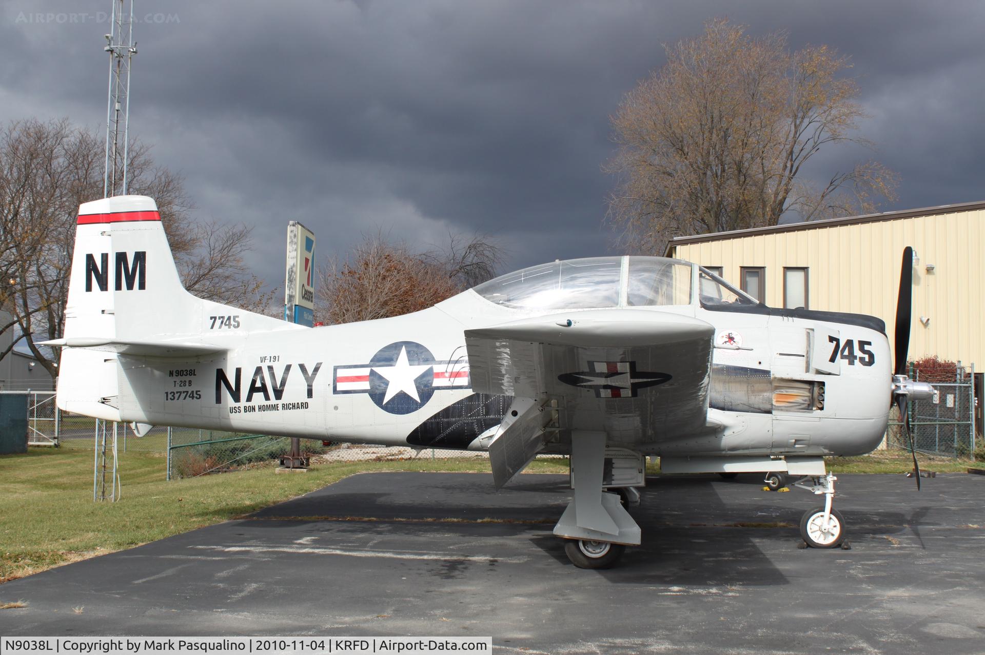 N9038L, 1954 North American T-28B Trojan C/N 200-108 (137745), North American T-28B
