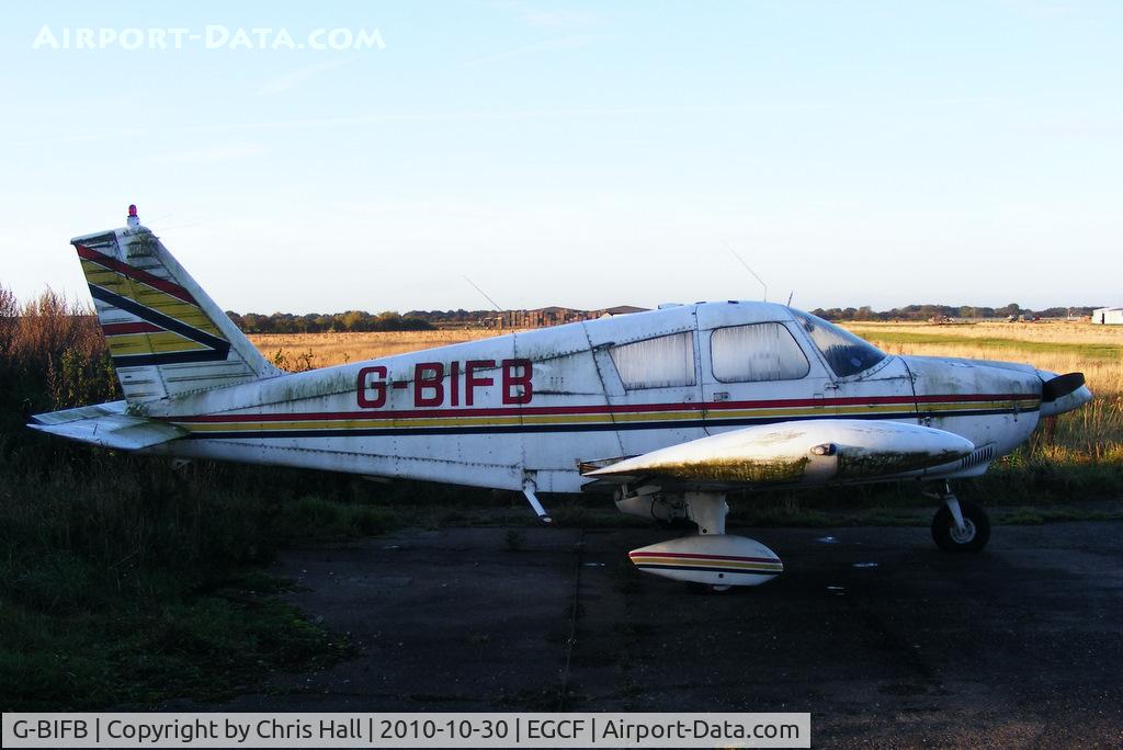 G-BIFB, 1965 Piper PA-28-150 Cherokee C/N 28-1968, privately owned and looking abandoned
